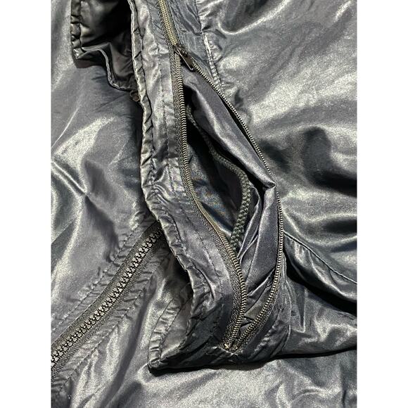 VTG 1980s BLK IZOD Club Cherry Hills Club Windbreaker Jacket Zip Up Hooded Sz XL - Picture 11 of 12